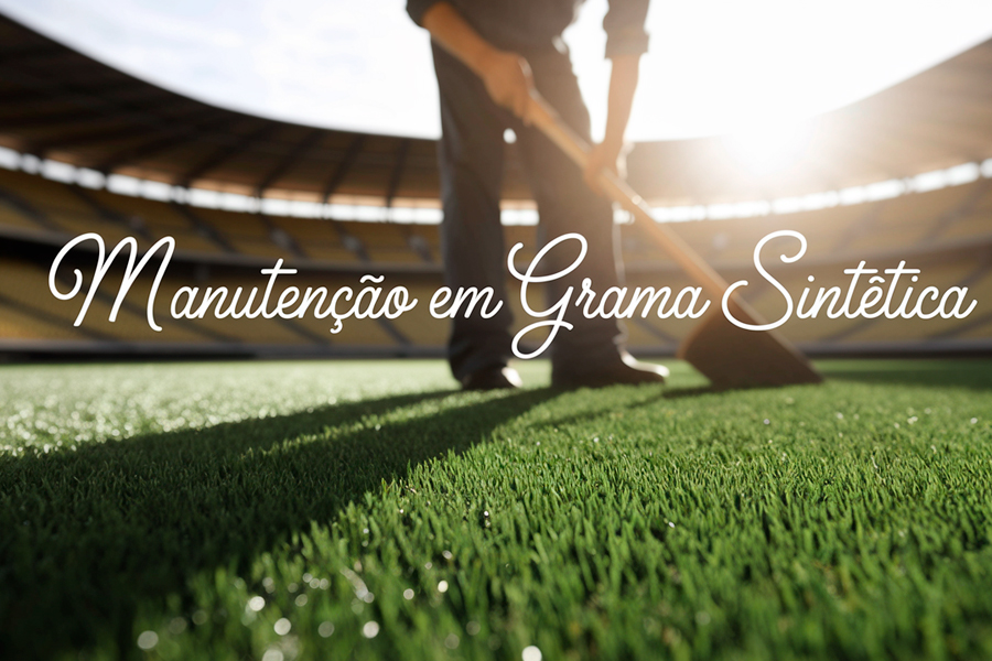 Manutenção da grama sintética
